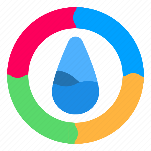 Water, temperature, thermometer, chart, graph, pie icon - Download on Iconfinder