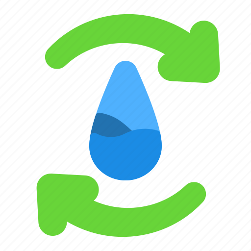 Recycle, water, drink, drop, reuse icon - Download on Iconfinder