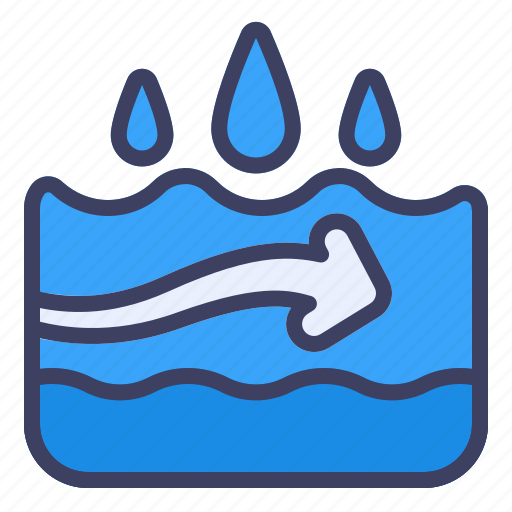 Right, way, water, arrow, direction, left, down icon - Download on Iconfinder