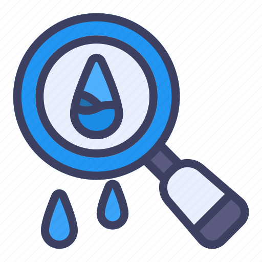 Search, water, life, find, magnifier, zoom icon - Download on Iconfinder