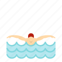 butterfly, exercise, race, sport, stroke, swimmer, young 