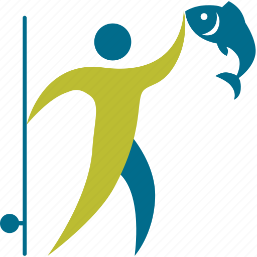 Active, extreme, fish, fishing, fishrman, man, person icon - Download on Iconfinder