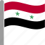 country, flag, pole, syr, syria, waving 