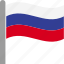 country, flag, pole, rus, russia, russian, waving 