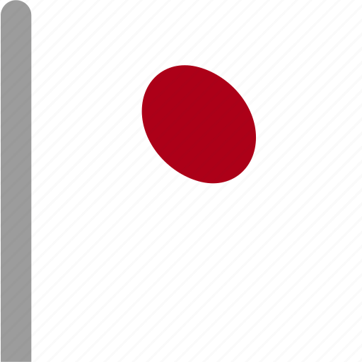 Country, flag, japan, japanese, jpn, pole, waving icon - Download on Iconfinder