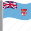 country, fiji, fijian, fji, flag, pole, waving 