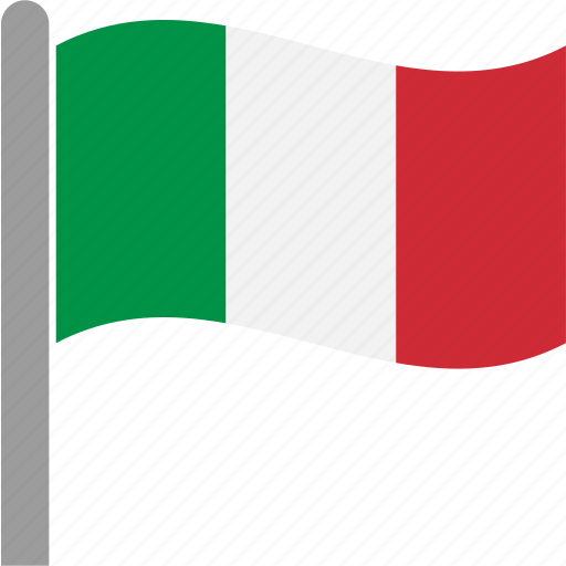 Country, flag, ita, italian, italy, pole, waving icon - Download on Iconfinder