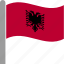 albania, albanian, country, flag, lek, tirana, waving 