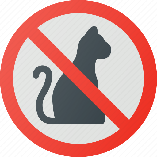 Allowed, animals, find, no, sign, wayfinding icon - Download on Iconfinder
