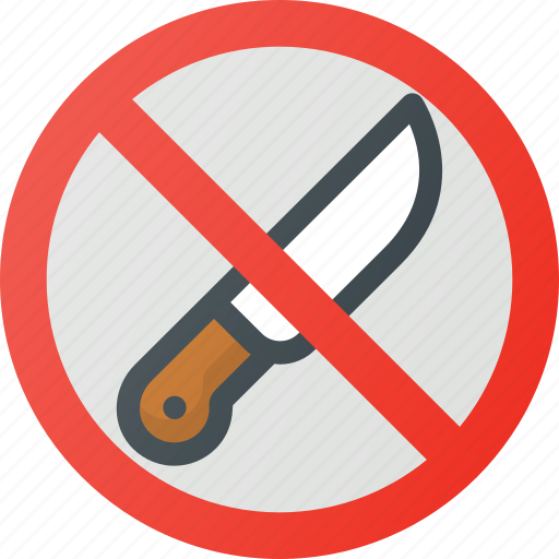 Find, knives, no, sign, wayfinding icon - Download on Iconfinder