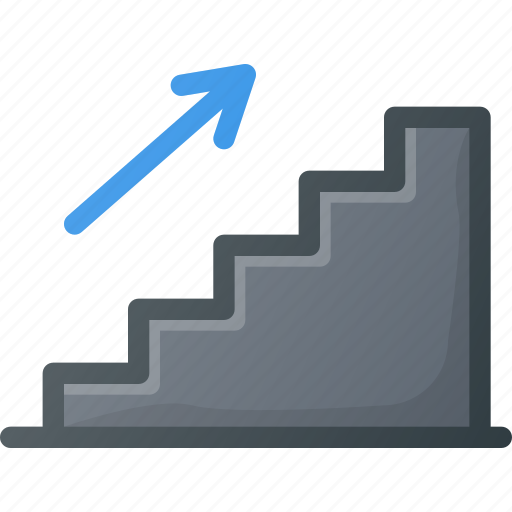 Find, sign, stairs, up, wayfinding icon - Download on Iconfinder