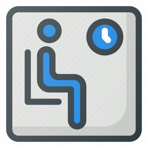 Find, room, sign, waiting, wayfinding icon - Download on Iconfinder