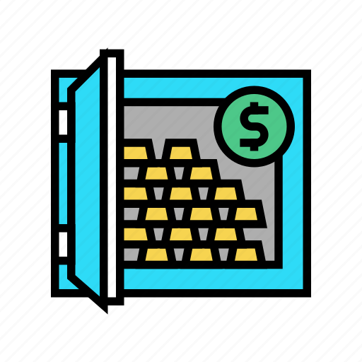 Millionaire, safe, gold, capital, financial, income icon - Download on Iconfinder