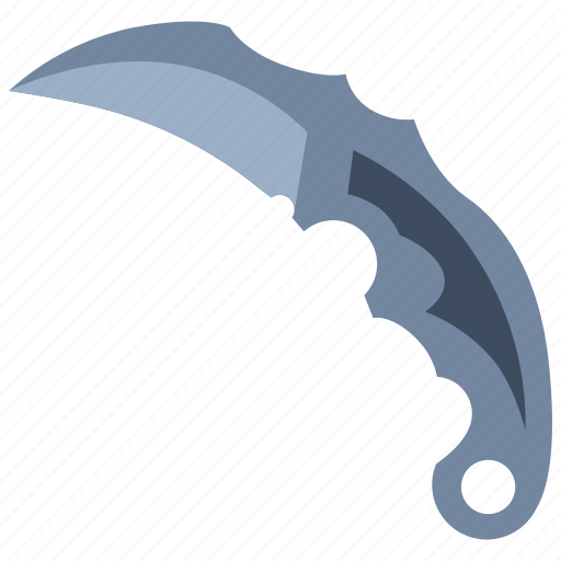 Blade, claw, fighters, karambit, knife, martial, weapon icon - Download on Iconfinder