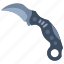 blade, claw, fighters, karambit, knife, martial, weapon 