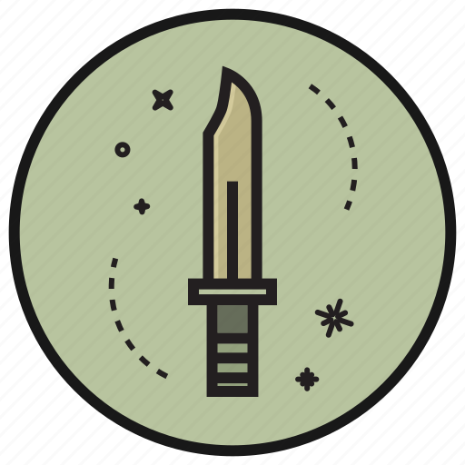 Arms, gun, military, weapon, knife, soldier, tool icon - Download on Iconfinder