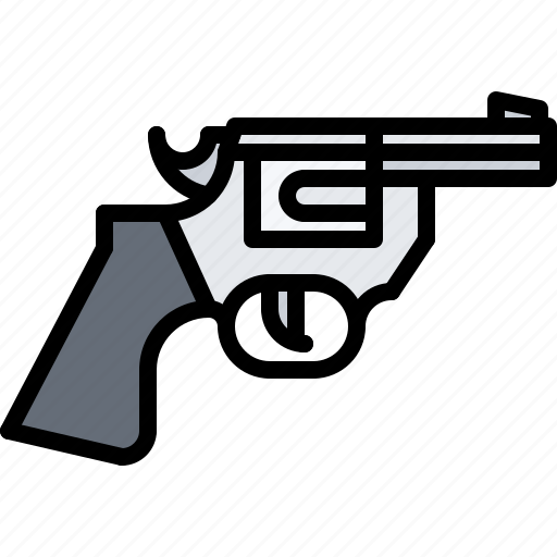 Pistol, revolver, gun, weapon icon - Download on Iconfinder