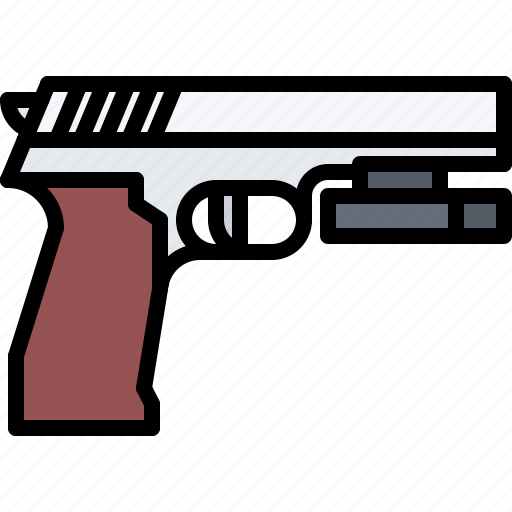 Pistol, laser, sight, gun, weapon icon - Download on Iconfinder