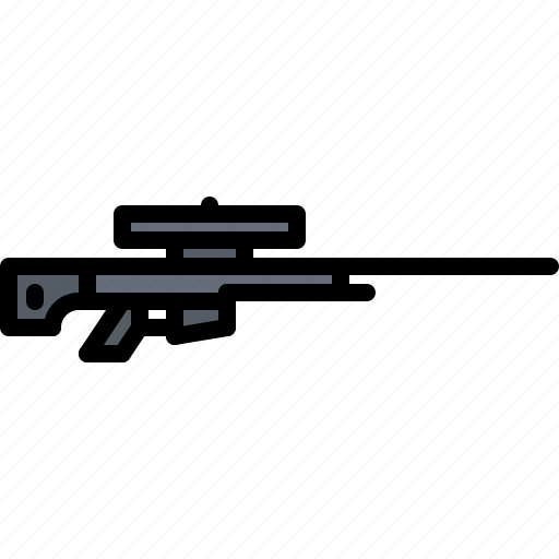 Sniper, rifle, gun, weapon icon - Download on Iconfinder