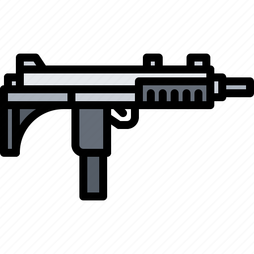 Uzi, gun, weapon icon - Download on Iconfinder on Iconfinder
