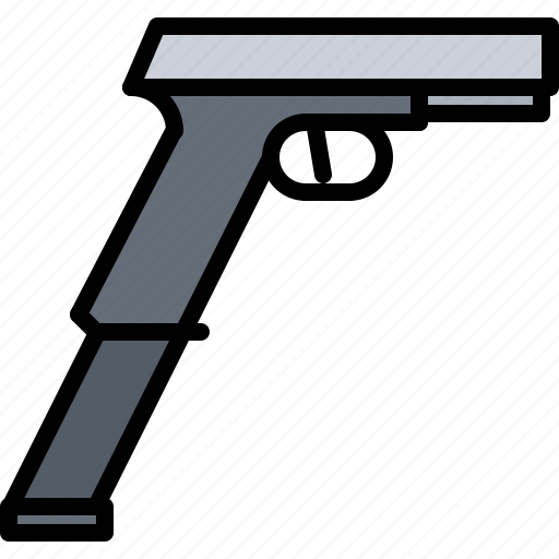 Pistol, gun, weapon icon - Download on Iconfinder