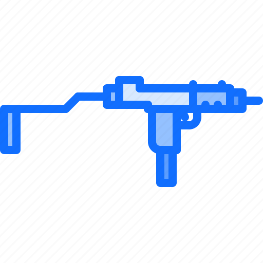 Uzi, gun, weapon icon - Download on Iconfinder on Iconfinder