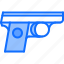 pistol, gun, weapon 