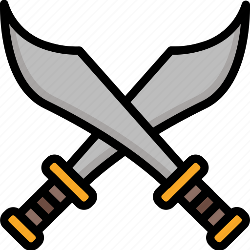 Color, cross, swords, ultra, weapon, weaponry icon - Download on Iconfinder