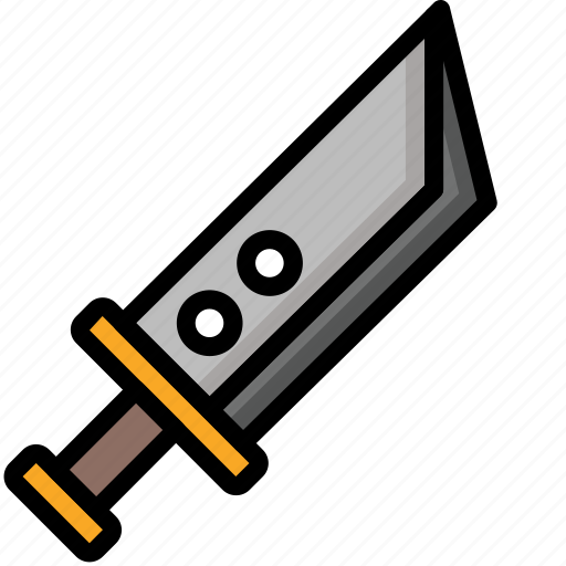 Buster, color, sword, ultra, weapon, weaponry icon - Download on Iconfinder