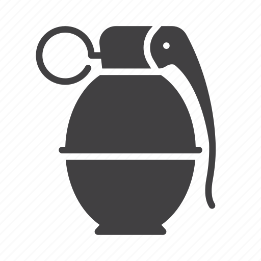 Fragmentation, grenade, hand icon - Download on Iconfinder