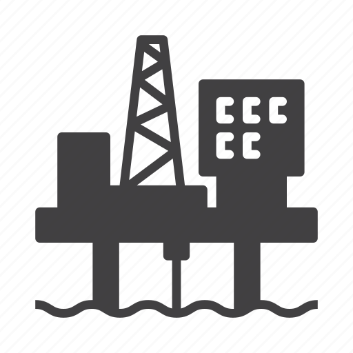 Oil, platform, sea, tower icon - Download on Iconfinder