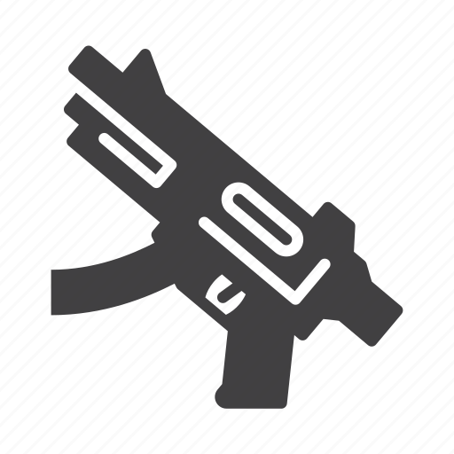 Gun, submachine, weapon icon - Download on Iconfinder