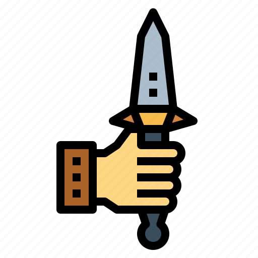 Ancient, dagger, hand, weapon icon - Download on Iconfinder