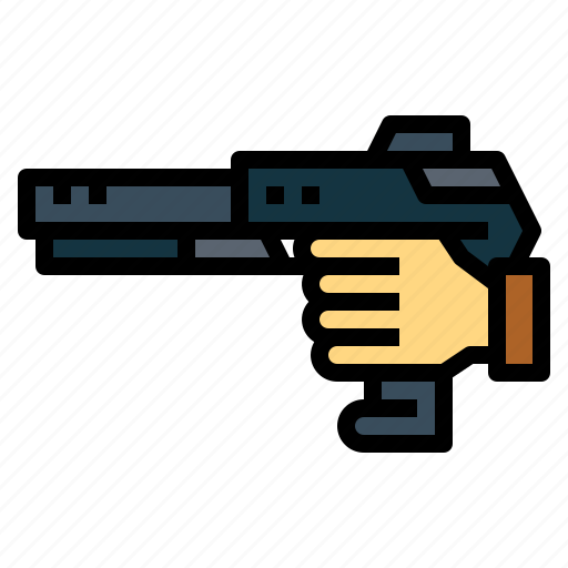 Gun, hand, pistol, weapons icon - Download on Iconfinder