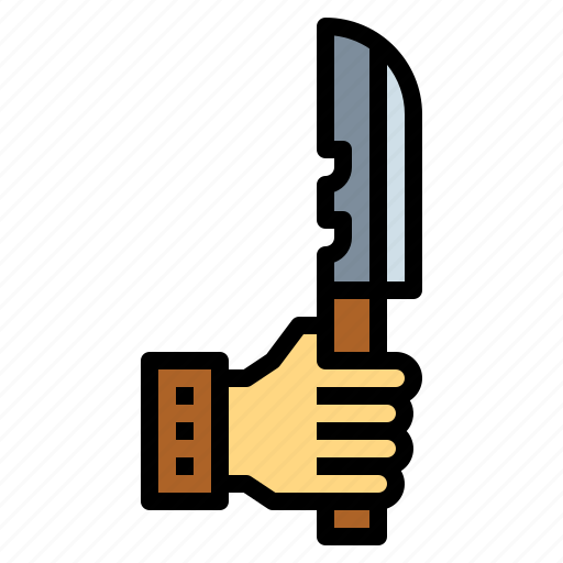 Cut, hand, knife, weapons icon - Download on Iconfinder