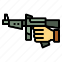 gun, hand, launchers, weapon 
