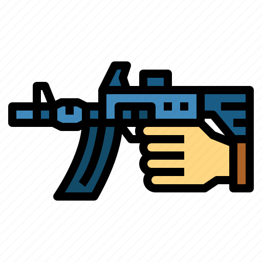 Gun, hand, machine, shooting, weapons icon - Download on Iconfinder