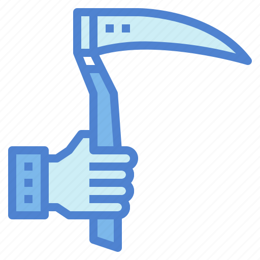 Ancient, hand, scythe, weapon icon - Download on Iconfinder