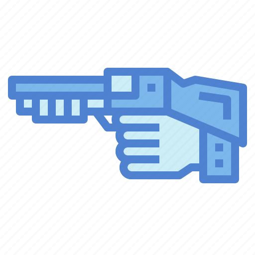 Gun, hand, shotgun, weapons icon - Download on Iconfinder