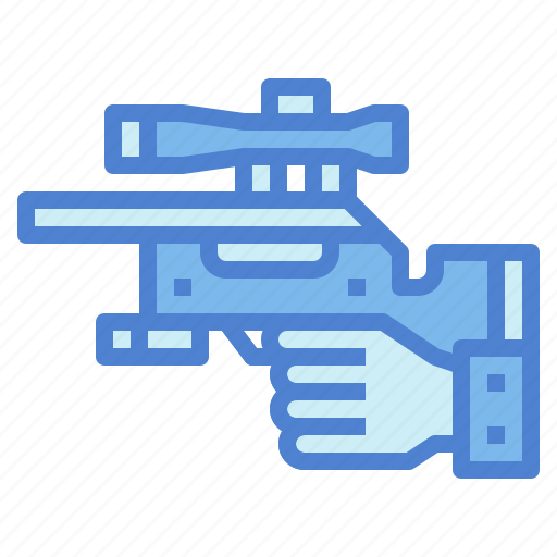 Hand, rifle, sniper, weapon icon - Download on Iconfinder