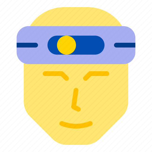 Face, gadget, headband, smart, wearable icon - Download on Iconfinder