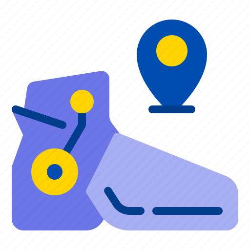Gadget, gps, shoes, smart, wearable icon - Download on Iconfinder
