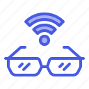gadget, glasses, smart, wearable, wifi