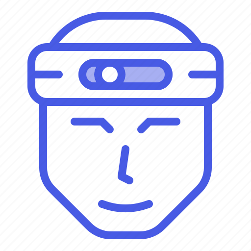 Face, gadget, headband, smart, wearable icon - Download on Iconfinder