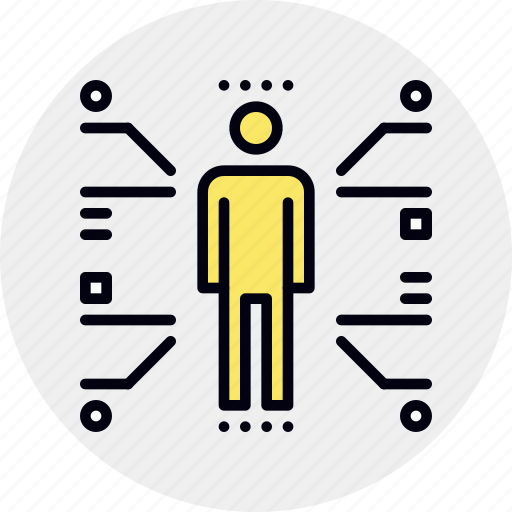 Anatomy, body, data, human, measure, science, sensor icon - Download on Iconfinder
