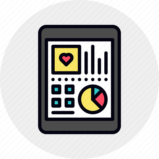 Data, digital, health, healthcare, medical, mobile, monitoring icon - Download on Iconfinder