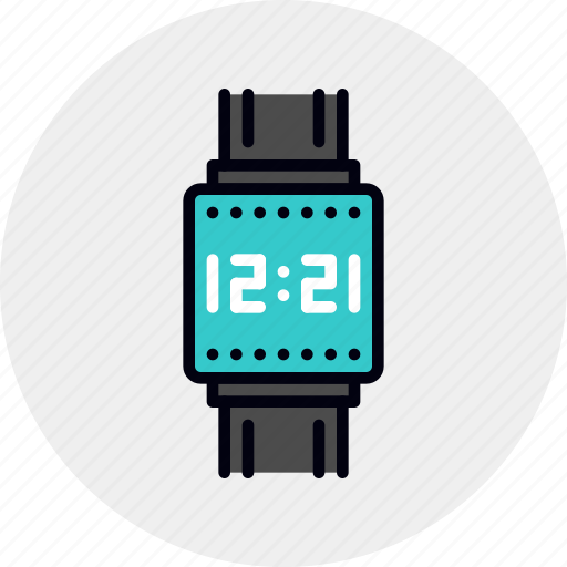 Clock, device, smart, smartwatch, watch, wearable icon - Download on Iconfinder