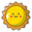 bright, cartoon, climate, logo, object, sun, sunny 