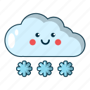atmosphere, cartoon, climate, logo, object, snow, storm