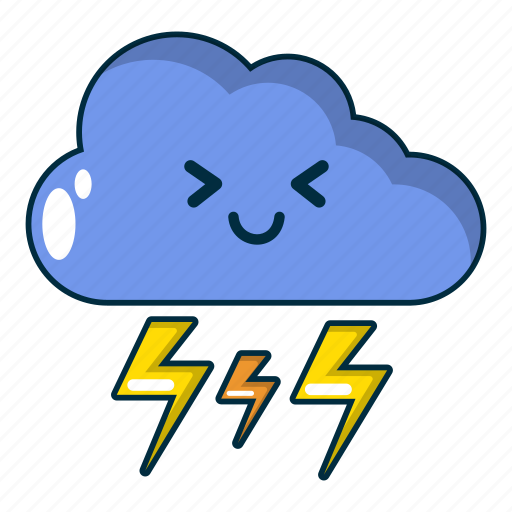 Cartoon, lightning, logo, object, power, thunder, thunderbolt icon - Download on Iconfinder